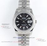 High-quality Replica Swiss Rolex Datejust II Black Fluted Stainless Steel 126334 Watch